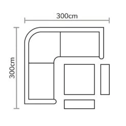 Bramblecrest Chatsworth Firepit Casual Dining Set -Happy Garden 1102393 5