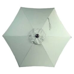 Supremo Old Green 3m Riviera Deluxe Parasol -Happy Garden 1135230 2