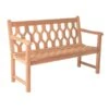 Alexander Rose Mahogany 4ft Lattice Bench