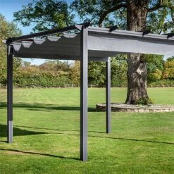 Hartman Roma 3x3m Square Pergola Grey