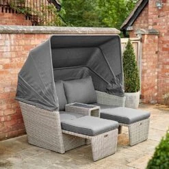 Kettler Palma Daybed - White Wash -Happy Garden 1178092 4