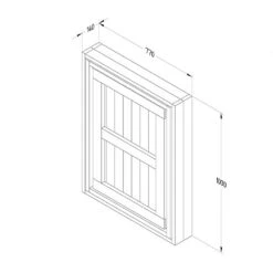 Forest Fold Down Wall Garden Bar -Happy Garden 1227077 6