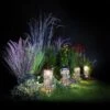 Noma Connectable Square Woodland Cut Border Light - Set Of 4