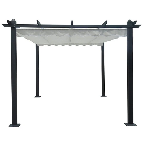 Salamanca 3x4m Grey Gazebo 3 Salamanca 3x4m Grey Gazebo - Image 3