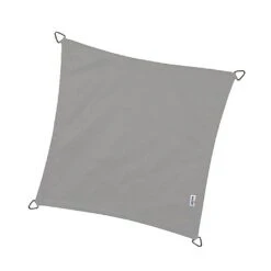 Pacific Lifestyle 5m Square Waterproof Shade Sail Grey -Happy Garden 1240517 3