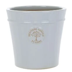 Woodlodge 41cm Pastel Grey Glazed Heritage Pot