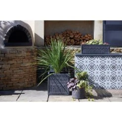 Woodlodge 38cm Green Bee Planter -Happy Garden 5021346478419 3