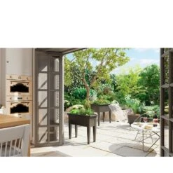 Artevasi 80cm Anthracite Venezia Grow Box Planter -Happy Garden 5600442825183 3