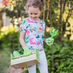 Bigjigs Toys 28cm Children's Gardening Caddy -Happy Garden 691621820438 5