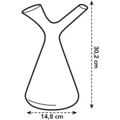 Elho 1.7 Litre Warm Grey Plunge Watering Can -Happy Garden 8711904302726 3