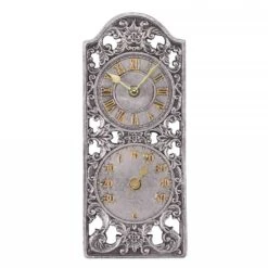 Outside In Westminster Wall Clock & Thermometer -Happy Garden 913353 3