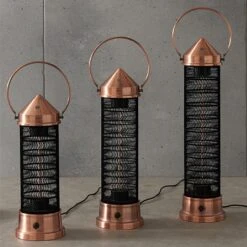 Kalos Copper Lantern Patio Heater - Small 1500W -Happy Garden LANPHEAT 2