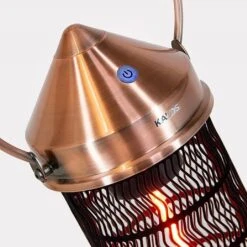 Kalos Copper Lantern Patio Heater - Large 2000W -Happy Garden LANPHEAT 3 1