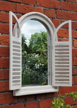 Garden Wall Mirror With Shutters -Happy Garden pr2000005168 card4 lg