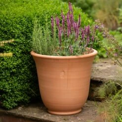 Terracotta Perennial Bell Pot -Happy Garden pr2000017362 card5 lg