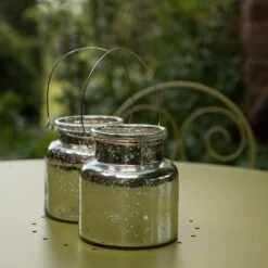Mercury Glass Jar Lantern -Happy Garden pr2000027869 card8 lg
