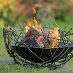 Nest Iron Fire Pit Bowl -Happy Garden pr2000031291 card4 lg