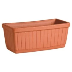 Ribbed Italian Terracotta Trough