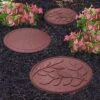 Recycled Reversible Stepping Stone Leaves