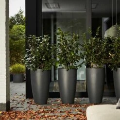 Pure Soft Round High Pot Anthracite 4 Pure Soft Round High Pot Anthracite -Happy Garden pr2000032308 card2 lg