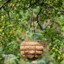 Hanging Tear Drop Basket - Slim -Happy Garden pr2000033990 card4 lg