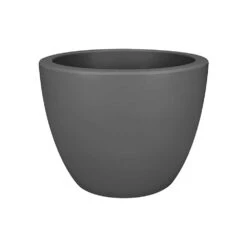 Pure Soft Round Pot With Wheels Anthracite -Happy Garden pr2000035201 card3 lg