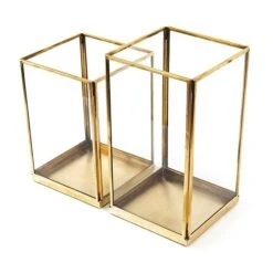 Simple Terrarium / Tealight Holder With Tray Base -Happy Garden pr2000037497 card8 lg