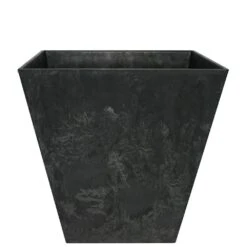 Tapered Plant Pot - Black -Happy Garden pr2000040996 card3 lg