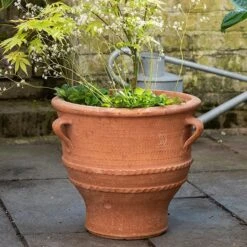 Thrapsano Terracotta Pot -Happy Garden pr2000042800 card3 lg