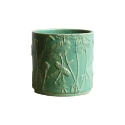 Stoneware Meadow Planter Olive -Happy Garden pr2000043077 card3 lg