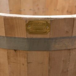 Hardwood Barrel Planter -Happy Garden pr2000044967 card5 lg