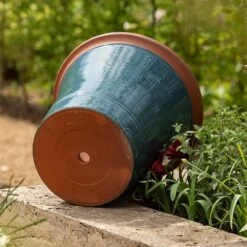 Dark Teal Kitchen Planter 11 Dark Teal Kitchen Planter -Happy Garden pr2000044992 card4 lg