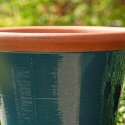 Dark Teal Kitchen Planter 12 Dark Teal Kitchen Planter -Happy Garden pr2000044992 card5 lg