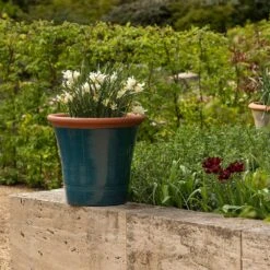 Dark Teal Kitchen Planter 15 Dark Teal Kitchen Planter -Happy Garden pr2000044992 card8 lg