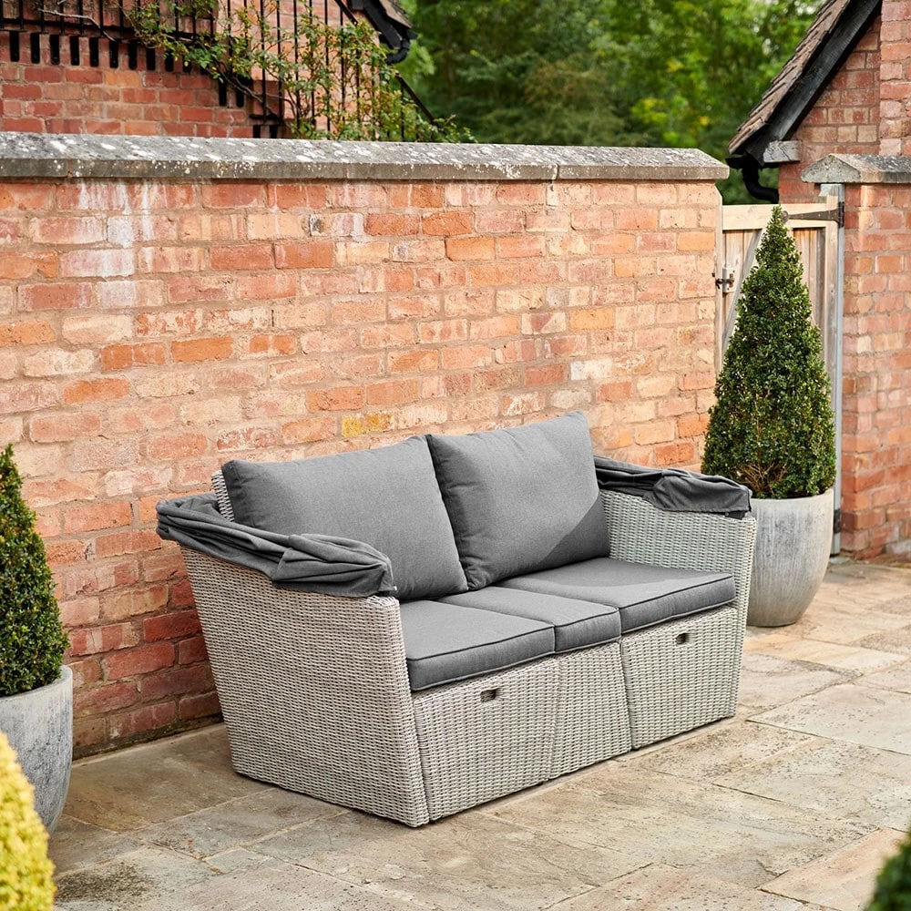 Daybed With Grey Cushions 2 Daybed With Grey Cushions - Image 2