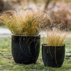 Glazed Ceramic Pot - Misty Black 10 Glazed Ceramic Pot - Misty Black -Happy Garden pr2000046301 card5 lg