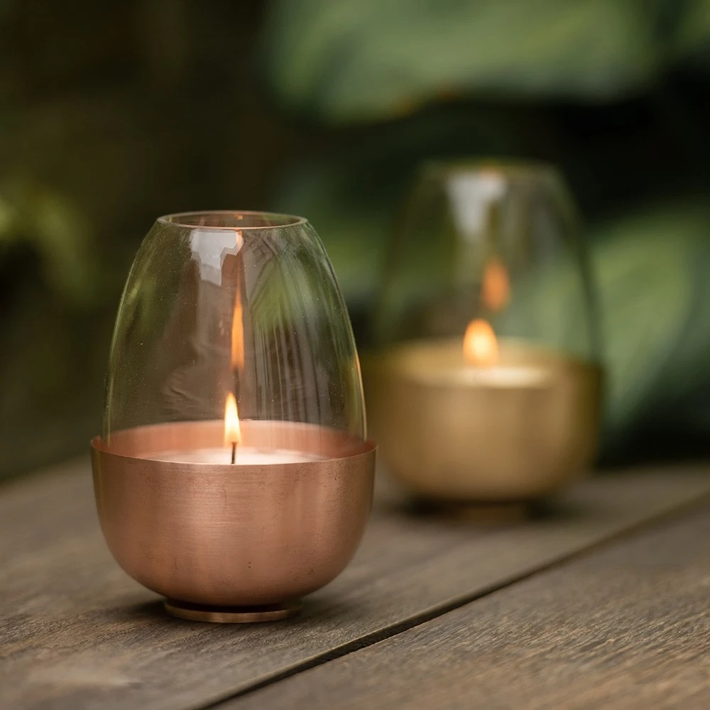 Tulip Tealight Holder - Copper 8 Tulip Tealight Holder - Copper - Image 8