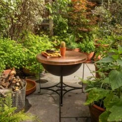 Fire Pit/table With Copper Top - Low -Happy Garden pr2000046896 card8 lg