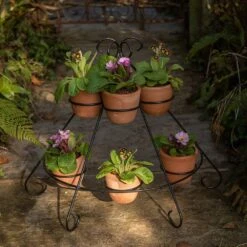 Tiered Plant Theatre - 6 Pots -Happy Garden pr2000048005 card4 lg