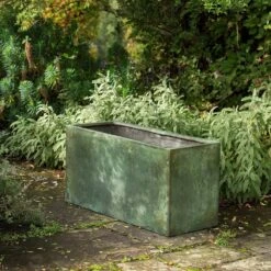Rectangular Terrace Planter - Verdigris -Happy Garden pr2000048712 card7 lg