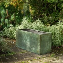 Rectangular Terrace Planter - Verdigris -Happy Garden pr2000048712 card8 lg