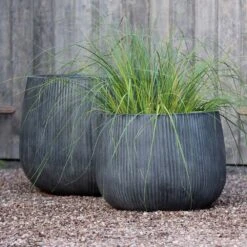 Ripple Bowl Planter - Ash Grey -Happy Garden pr2000048719 card3 lg