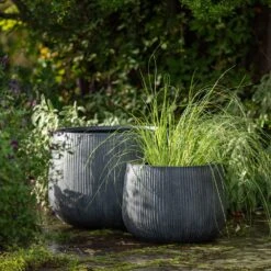 Ripple Bowl Planter - Ash Grey -Happy Garden pr2000048719 card6 lg