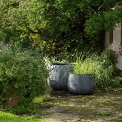 Ripple Bowl Planter - Ash Grey -Happy Garden pr2000048719 card8 lg