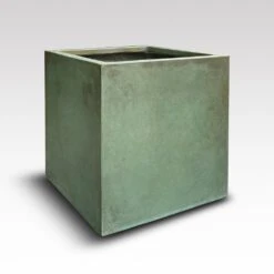 Square Terrace Planter - Verdigris -Happy Garden pr2000048721 card4 lg