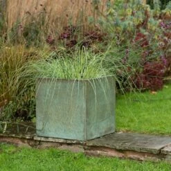 Square Terrace Planter - Verdigris -Happy Garden pr2000048721 card5 lg