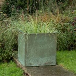 Square Terrace Planter - Verdigris -Happy Garden pr2000048721 card7 lg