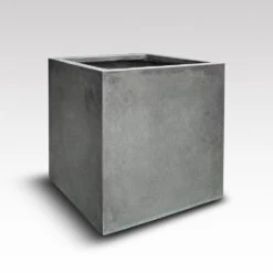Square Terrace Planter - Weathered Cement -Happy Garden pr2000048722 card4 lg