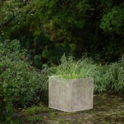 Square Terrace Planter - Weathered Cream -Happy Garden pr2000048723 card6 lg