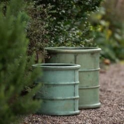 Greenwich Barrel Planter - Verdigris -Happy Garden pr2000048731 card3 lg